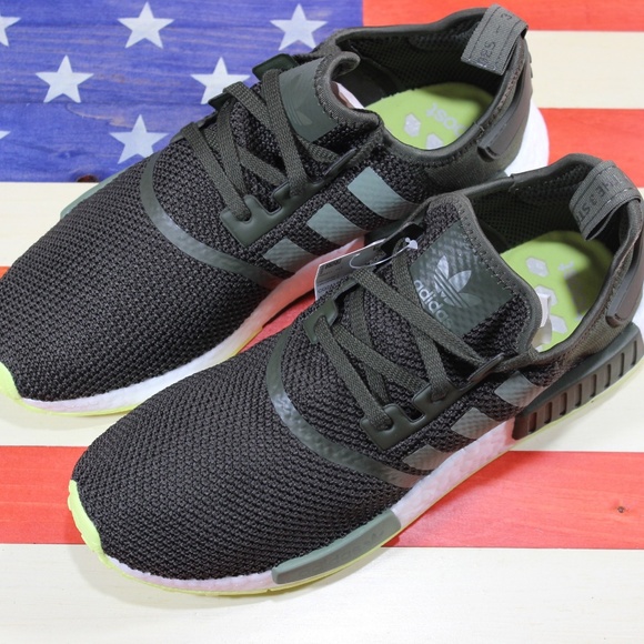 Adidas NMD R1 Boost Mens Running Shoe Green CQ2414 - Picture 6 of 8